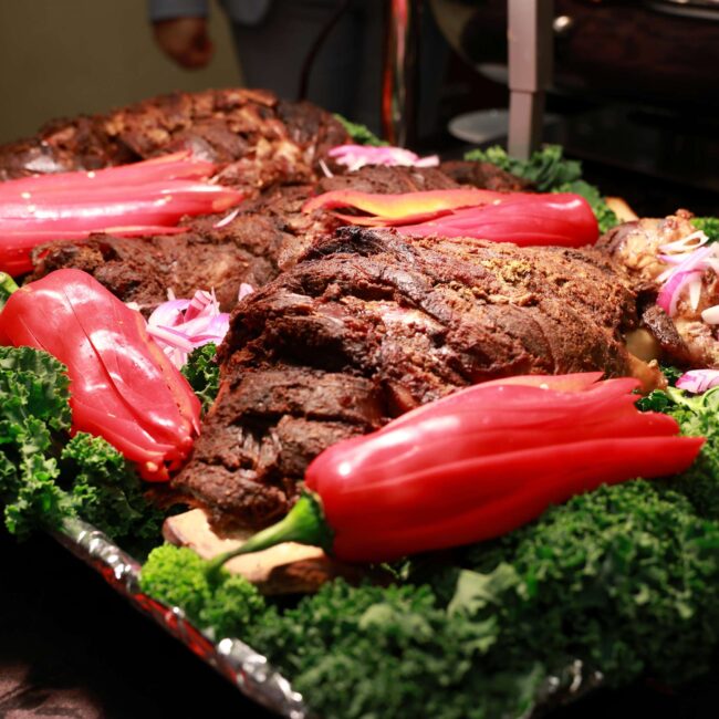 Qaw or Whole Roasted Lamb is a special Afghan food that has been prepared for an Afghan weeding by zamarod expert chief.